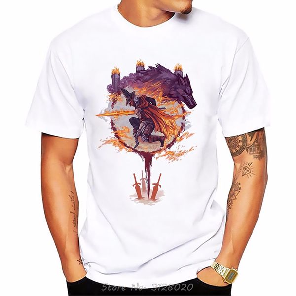 

dark souls abyss watchers t shirt men brand new комфорт белый повседневная футболка с коротким рукавом хлопок плюс размер мужская тенниска т
