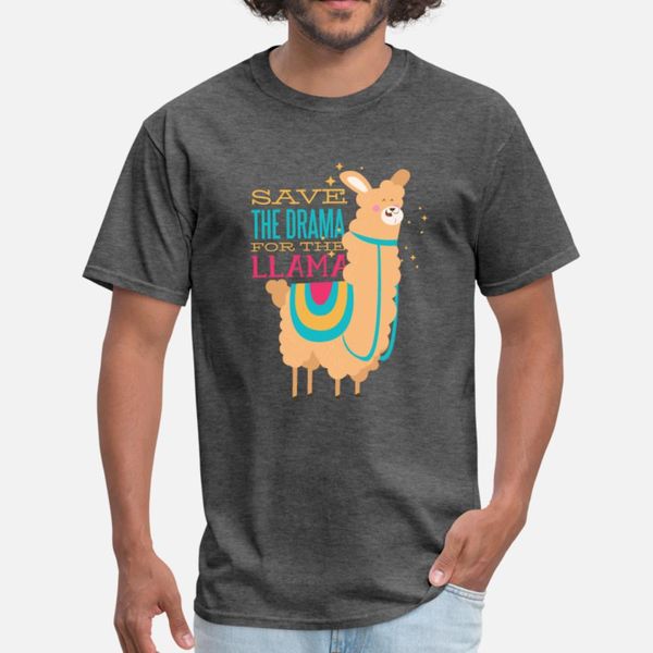 

drama llama t shirt men designing cotton o-neck letters cute new style summer style outfit shirt