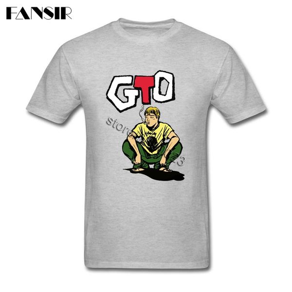 

great teacher onizuka clothes unique men's t-shirt short sleeve pure cotton round neck t shirt for boy