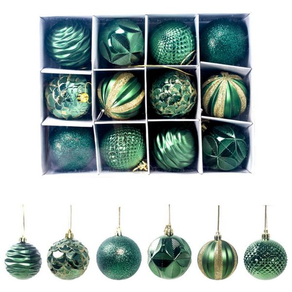 

party decoration 12pcs/box christmas tree balls xmas decor for home year gift decorations