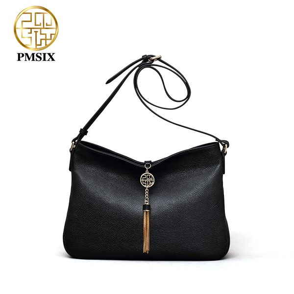 

pmsix fashion women's genuine leather shoulder bag luxury women crossbody bags ladies messenger bag female for bags 2020