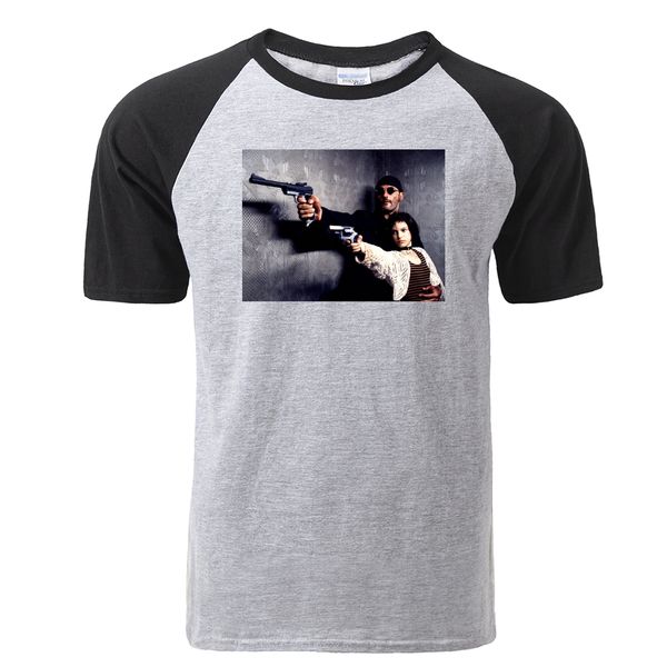 

classic movie leon the professional print raglan t shirt fashion men summer cotton short sleeve tshirt funny men's tv tshirts