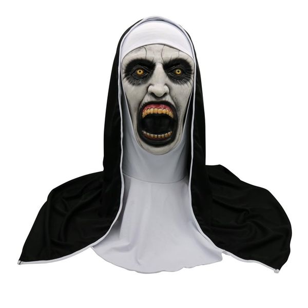 

1set the nun mask women halloween festival party cosplay costume props