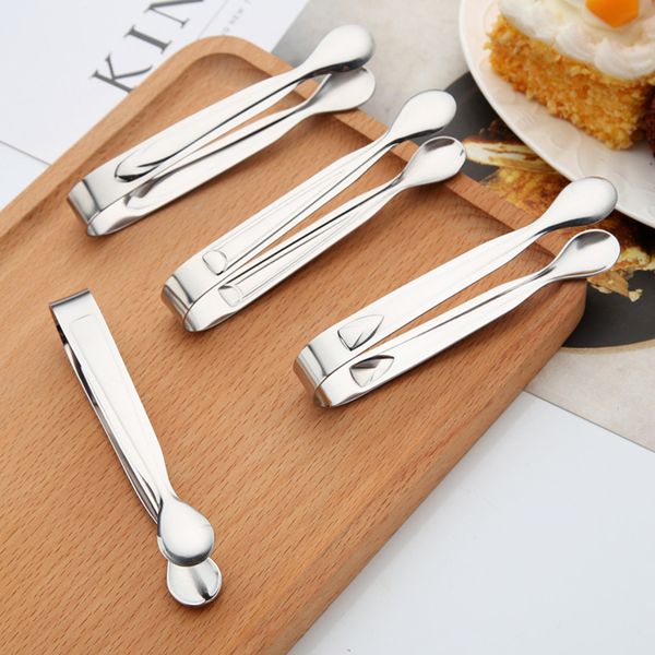 

1pc coffee sugar clip stainless steel ice cube sugar clamp barbecue clip holder coffee bar buffet kitchen 11cm