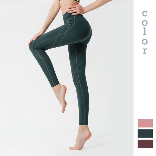 

yoga outfits moonglade pants gym leggings fitness running sports nudity female elastic tights quick-drying, White;red