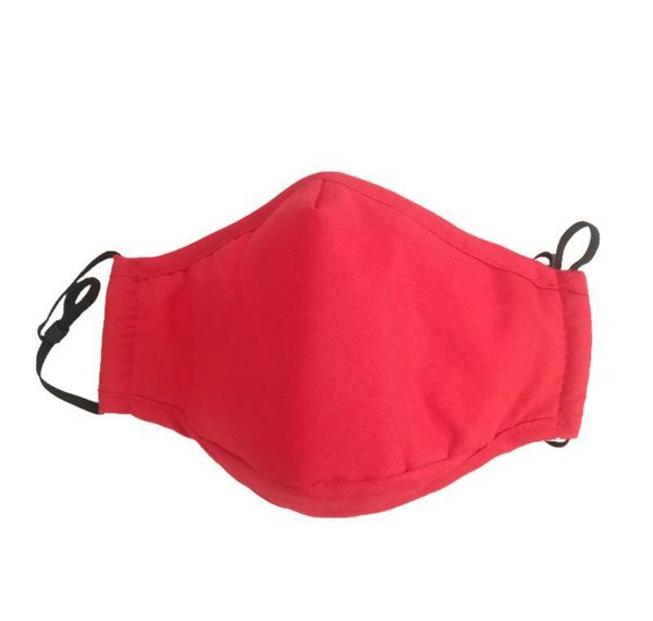 

face layer color washable cloth anti-fog mask riding pm2.5 reusable cotton solid cover 3 dust-proof homeindustry iihmx