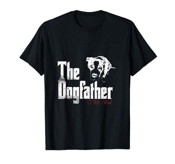 

мужские dogfather рубашка | pit bull dog tee | день отца мода 2019 лето повседневный o-образным вырезом топы тис футболки