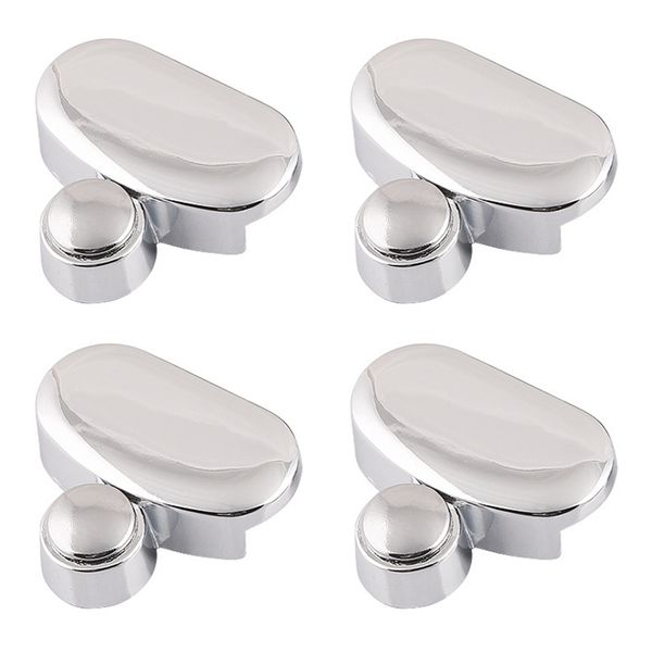 

4pcs hardware zinc alloy glass clamp shelf support mirror clip holder home