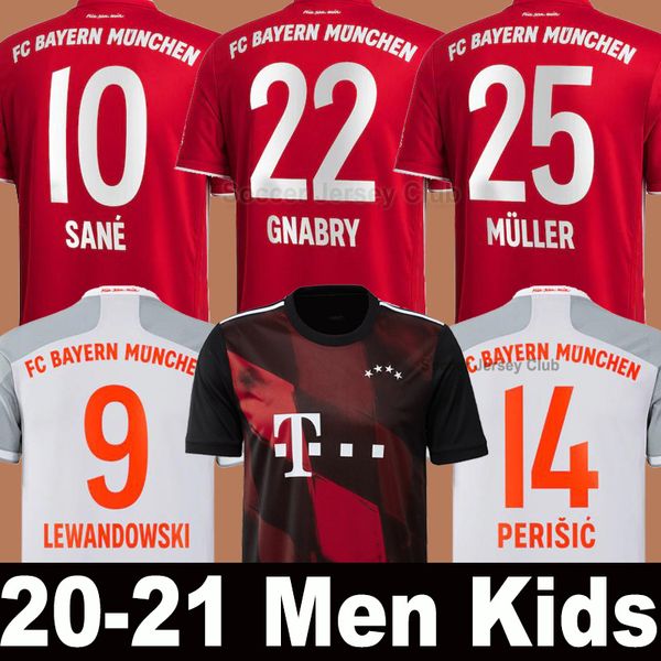 

20 21 sane 10 bayern munich lewandowski muller gnabry soccer jersey 2020 2021 football shirt 120th nianzou 23 munchen men + kids set uniform, Black;yellow