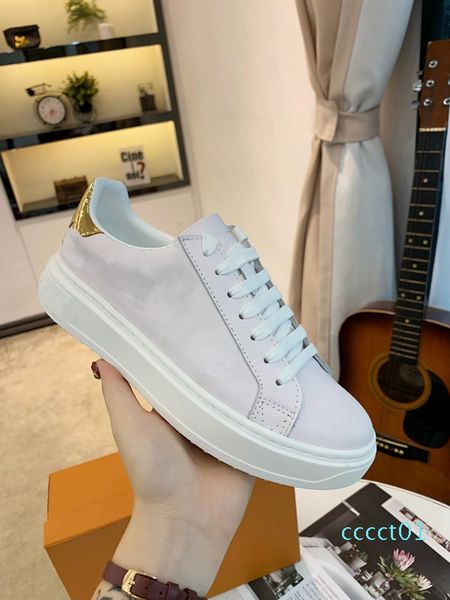 

luxury popular leather casual shoes women men designer sneakers shoes fashion leather lace up shoe mixed color ct01, Black