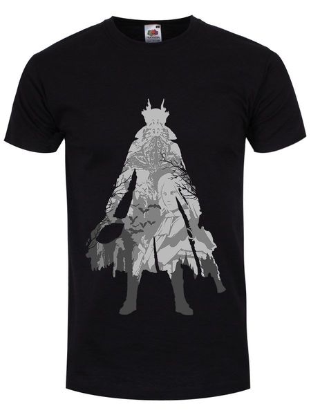 

panda face men's white t-shirt