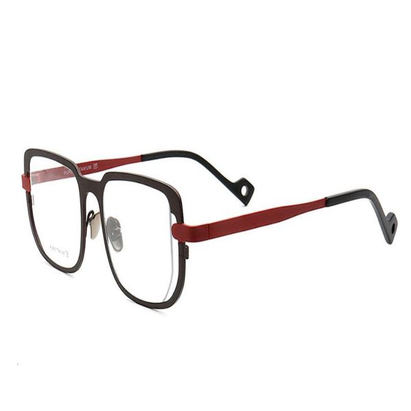 

pure titanium fashion retro full rim progressive multi-focal lens eyewear see near far presbyopia goggle reading eyeglasses, White;black