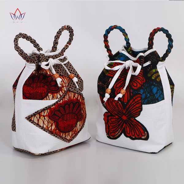 

ethnic clothing 2021 african fashion bucket bags for women handmade portable single shoulder bag wya172, Red