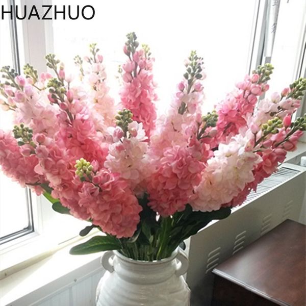 

decorative flowers & wreaths real touch fake violet stem 93cm artificial hyacinth for event wedding party home decor