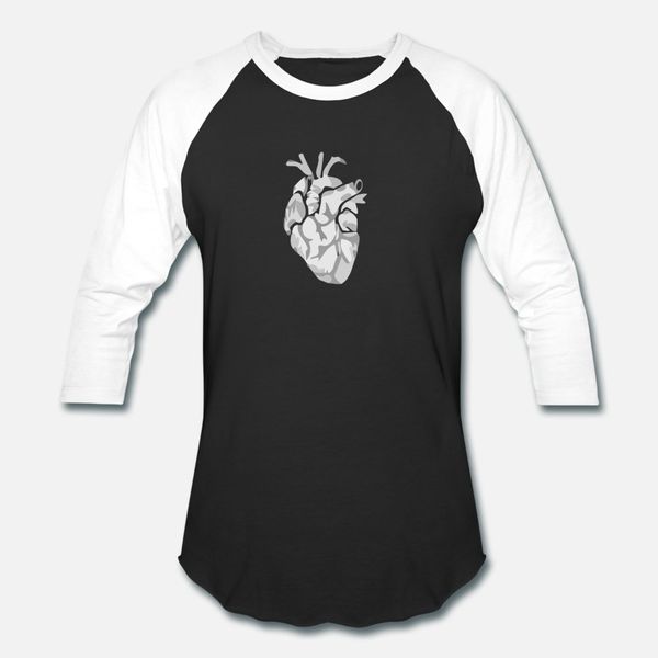 

anatomical heart t shirt men print cotton euro size s-3xl normal loose basic summer style letters shirt