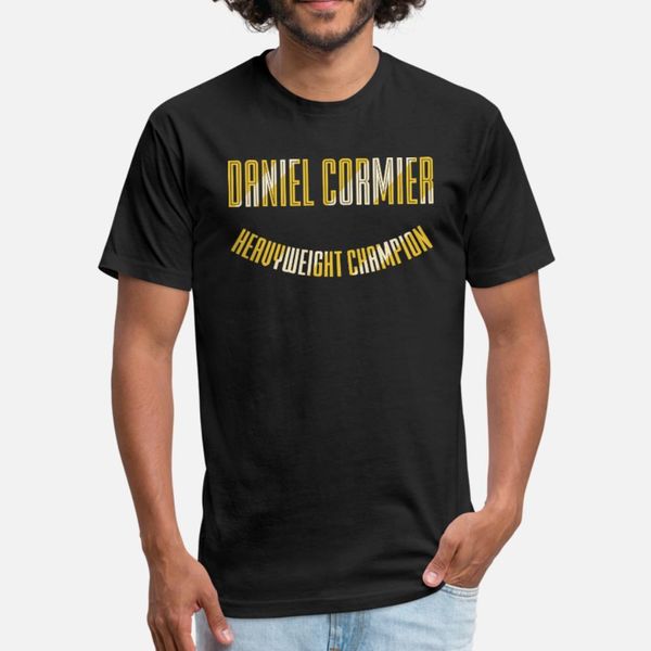 

daniel cormier heavyweight champion mma ufc t shirt men design short sleeve size s-3xl leisure graphic authentic spring autumn shirt