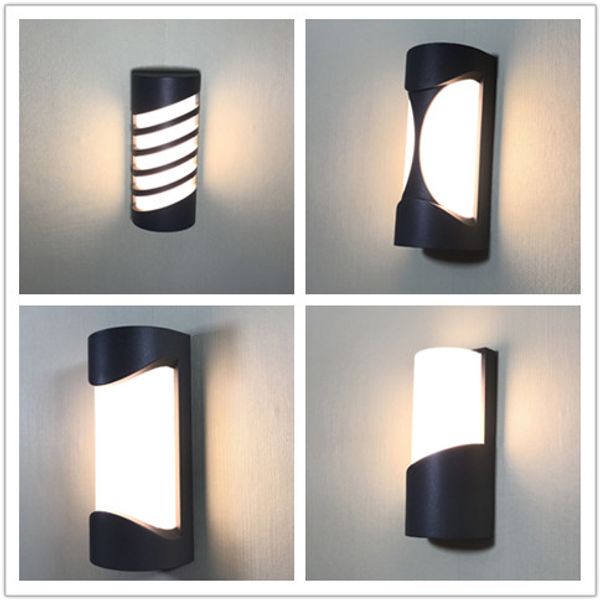 

outdoor wall lamp led waterproof simple creative garden outdoor gate entrance balcony aisle exterior wall terrace garden lamp