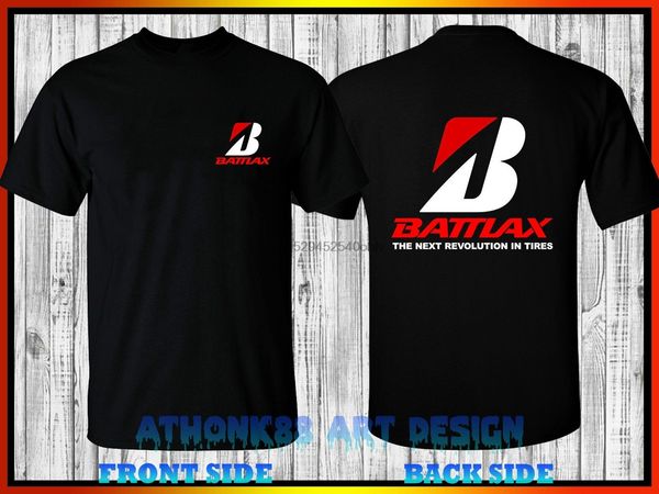 

bridgestone battlax logo t-shirt short sleeve fashion fancy clothing s-3xl