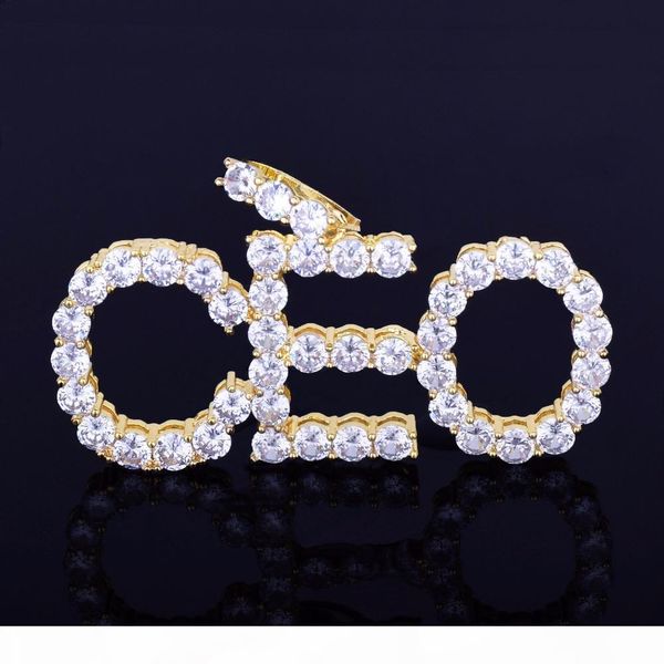 

a-z custom name tennis chain bubble letters necklace pendant men hip hop jewelry with 24inches rope chain, Silver