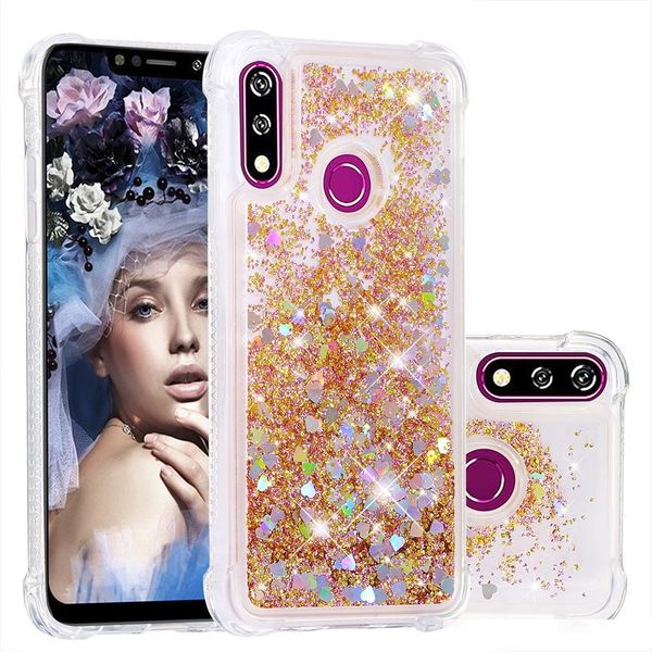 

luxury glitter liquid cover for lg w10 case love heart dynamic liquid quicksand transparent cover for lg w30 w 30 coque