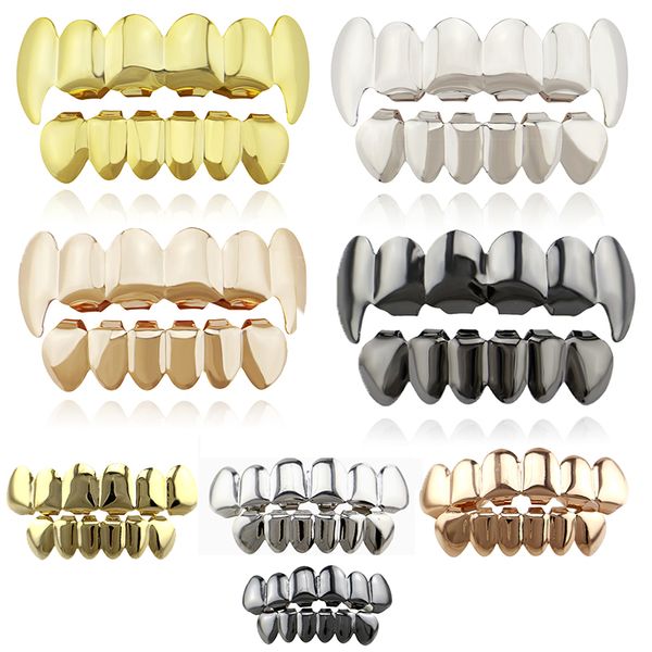 

хэллоуин зубы грили хип-хоп клыки оборотень зубы золотые брекеты хэллоуин призрак фестиваль украшение троистыми реквизит