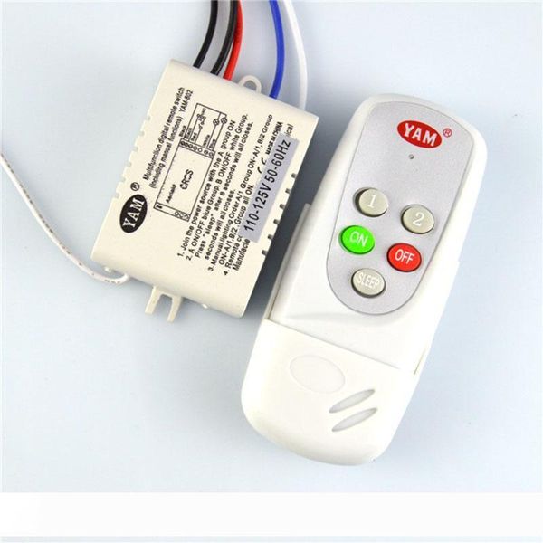 

2 ways smart digital wireless remote control switch ac110v ac220v remote controller through wall for led light lamp