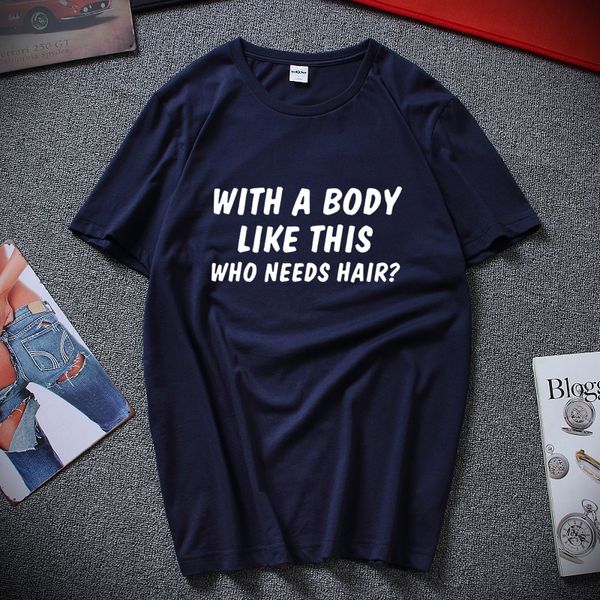 

body like this funny printed mens t shirt bald hair dad novelty joke gift tee