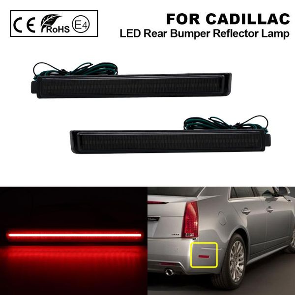 

for cts 2008-2013 cts-v 2009-2013 smoked rear bumper led reflector light lamp led side marker 2pcs