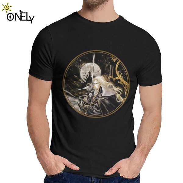 

castlevania t shirt crewneck new design vampires horror hunting 70s 80s video game male great plus size short sleeve