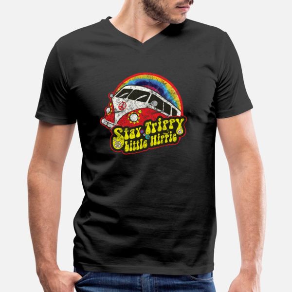 

trippy little hippie van peace 60 s 70 s retro t shirt men customize cotton o neck novelty gift building spring autumn kawaii shirt