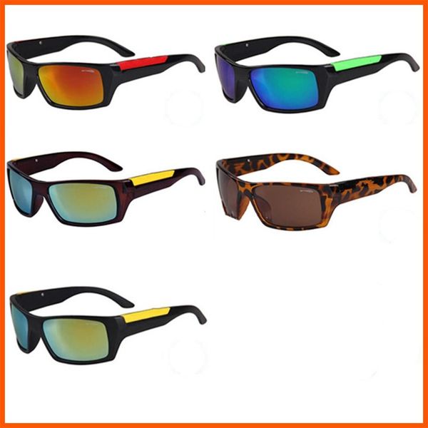 

5 colors sports bright reflective sunglasses fashion sunglasses a, n, t03 reflective riding sunglasses ing, White;black