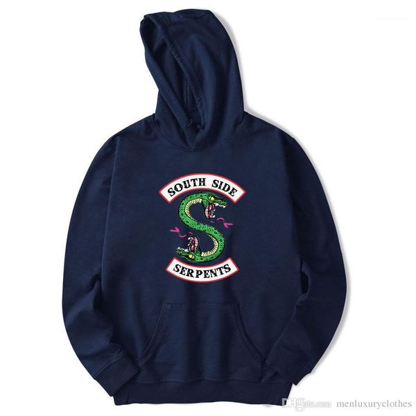 

hoodies all match clothing for male homme pullovers south side letters sweatshirts riverdale mens designer, Black