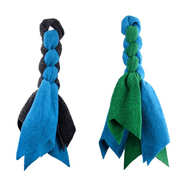 

2pcs мягкий узел веревка молярная чистки зубов укус упорная собака chew игрушка interactive