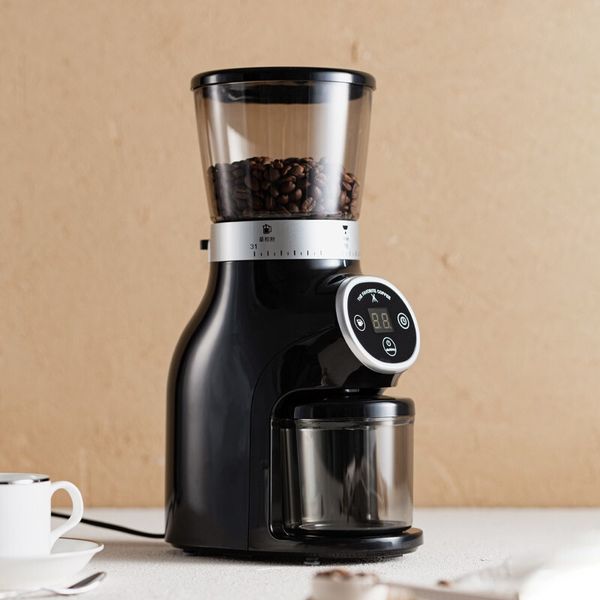

150w coffee grinder electric coffee grinder mill timing quantitative 31 adjustable home use commercial anti-flying