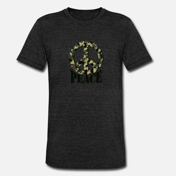 

peace sign woodland camouflage t shirt men printing 100% cotton plus size 3xl pattern anti-wrinkle building spring autumn original shirt