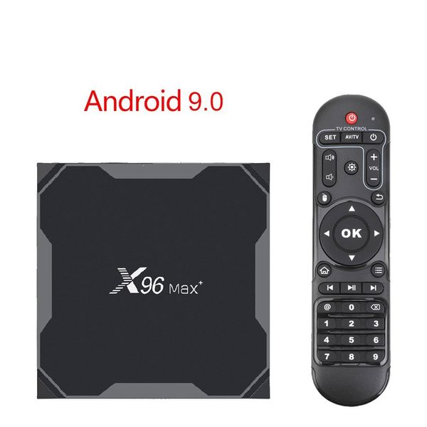 4GB 64GB X96 MAX + Android 9.0 Smart TV Box Amlogic S905X3 4K 2.4G5G WiFi Media Player Установите верхний ящик