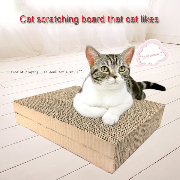 

gift toy grinding claws corrugated paper home cat scratch board folding sleeping