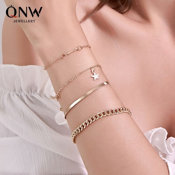 

bangles atars women bracelets jewellery bracelet woman geometric jewelry fashion hand made trendy punk pentagram armband, Black