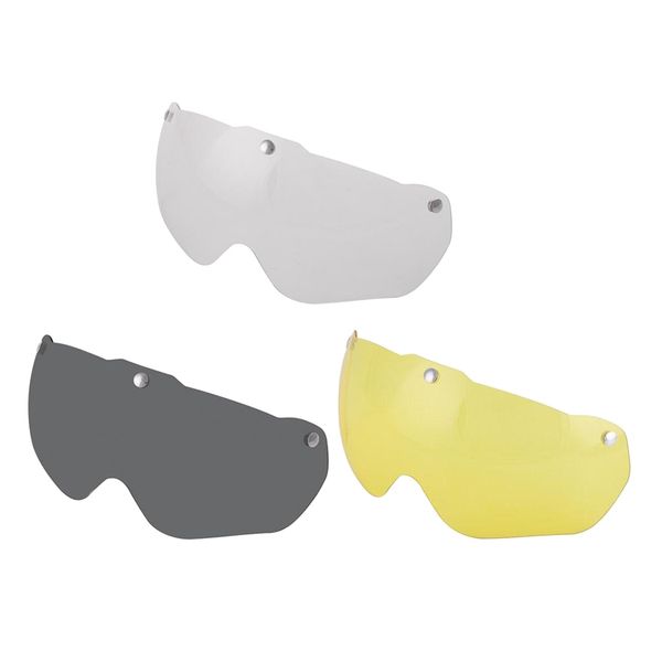 

3pcs bike helmet eye lens triathlon road mountain cycling helmet lens clear