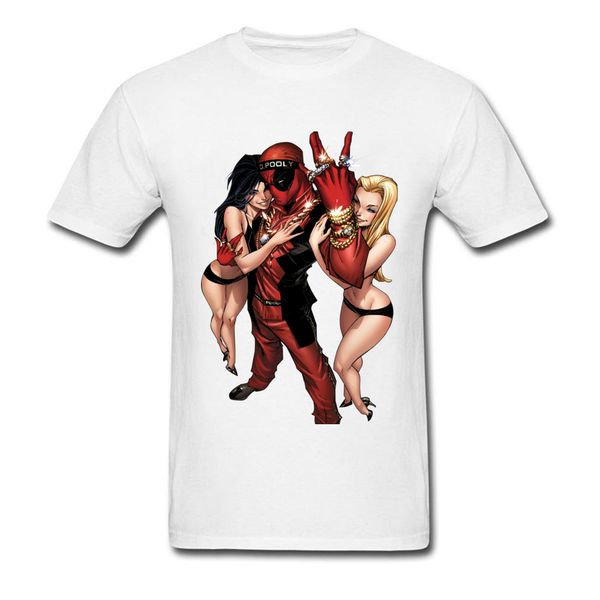 

new novelty tees men beauty women pin up t shirt deadpool dazzling tshirt for men summer fashion men's t-shirt cool