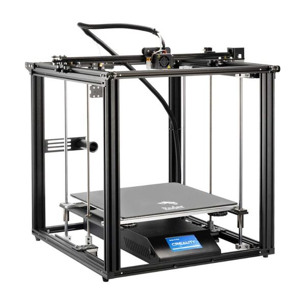 

creality ender 5 plus 3d printer with bl touch, tempered glass plate and touch color screen, large build volume 350x350x400mm
