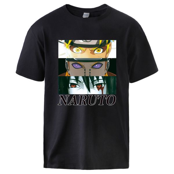 

naruto cartoon mens short sleeve tee summer cotton t shirts for man 2020 new arrival fashion loose sportswear tshirt homme top