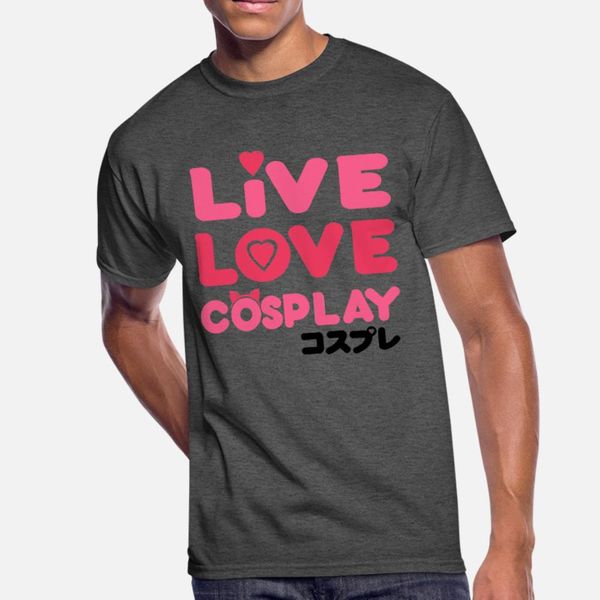 

live love cosplay with cat ears on the o t shirt men personalized tee shirt euro size s-3xl cool sunlight breathable summer style trend