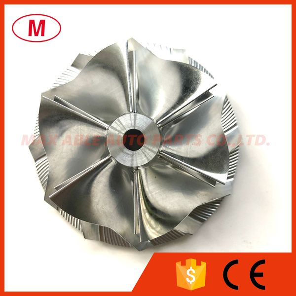 

g3037 452708-0001 57.04/76.13mm 6+6 blades racing turbo billet compressor wheel/aluminum 2618/milling wheel for turbocharger cartridge/chra