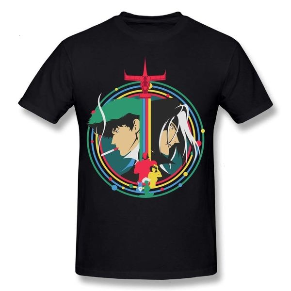 

hkfz популярные мужчины ковбой бибоп футболки на заказ круглый шеи удобные футболки