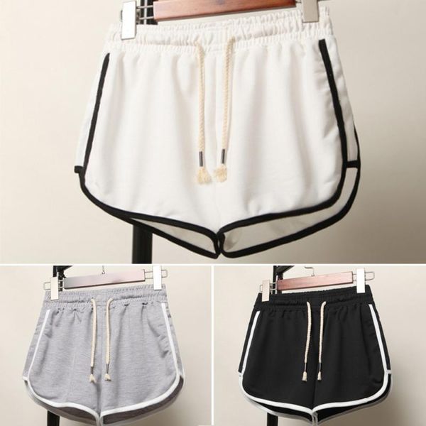 

summer woman sports shorts fashion korean loose short pants high waist casual wide leg short pants plus size s-xxxl pant 2018, White;black