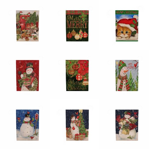 

christmas flags party supplies colorful banner christmas decorations home decor flags santa claus snow man xmas flags#304