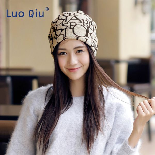 

korean women spring autumn winter warm cover headgear beanies winter scarf knitted hat hip-skullies girls gorros, Blue;gray
