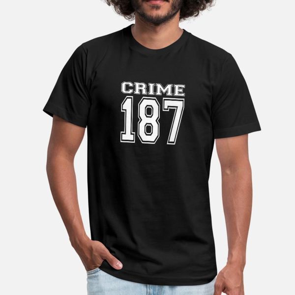 

преступность 187 криминал strasse уголовной mafia тенниски мужчины custom 100% хлопок круглого воротник шаблон fit аутентичная весна осень п