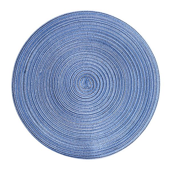 

ramie decorative kitchen accessories heat insulation round placemat table mat